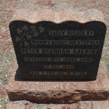 CALVIN Peter Brendan -1949