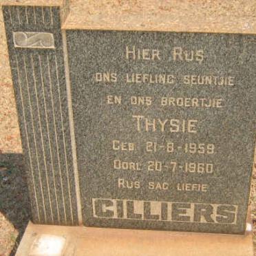CILLIERS Thysie 1959-1960