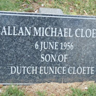 CLOETE Allan Michael -1956