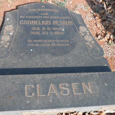 CLASEN Cornelius Petrus 1906-1964