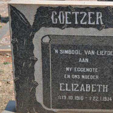 COETZER Elizabeth 1916-1954
