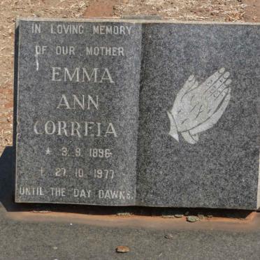 CORREIA Emma Ann 1896-1977