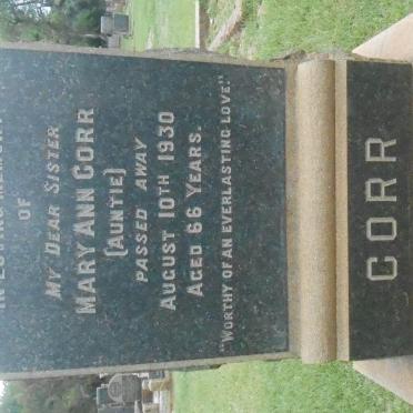 CORR Mary Ann -1930