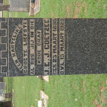 COETZEE J.E.J. 1895-1928