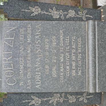 COERTZEN Adriana Susara 1879-1955