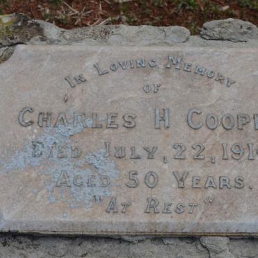 COOPER Charles H. -1910