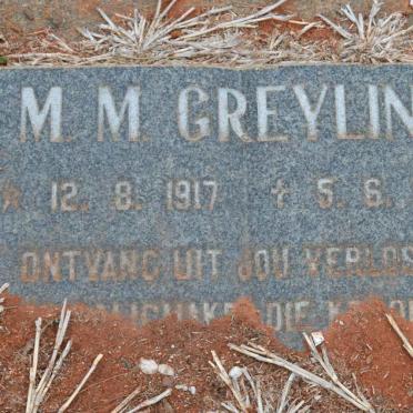 COETZER Johannes Jacobus 1881-1979 & Elsie Petronella v.d. MERWE 1888-1962 :: GREYLING M.M. 1917-1990