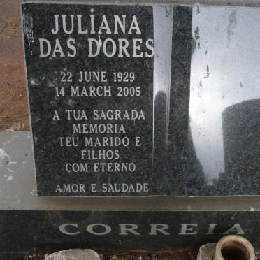 CORREIA Juliana das Dores 1929-2005