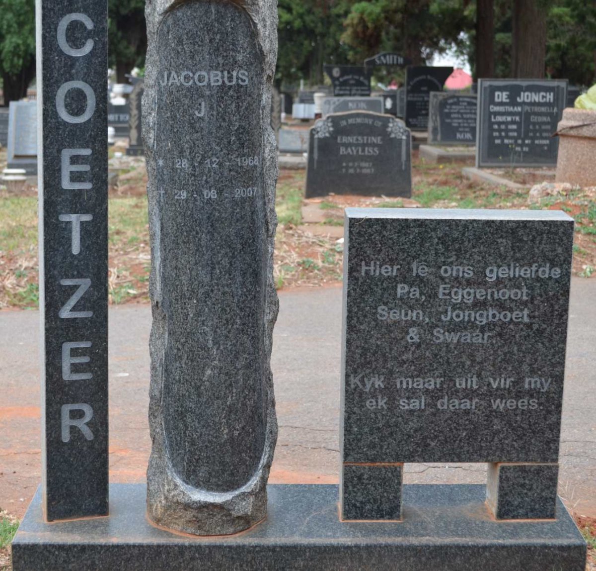COETZER Jacobus J. 1968-2007