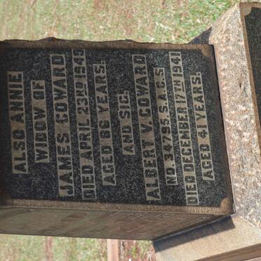 COWARD Annie -1949 :: COWARD Albert V. -1941