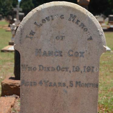 COX Nance -1910