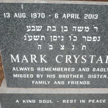 CRYSTAL Mark 1970-2013