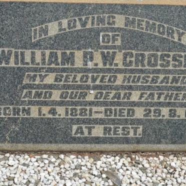 CROSSLING William P.W. 1881-1962