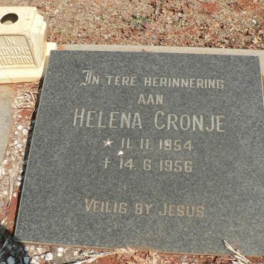 CRONJE Helena 1954-1956