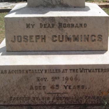 CUMMINGS Joseph -1906