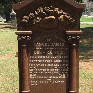 CURTIS Samuel James -1905