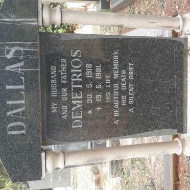 DALLAS Demetrios 1918-1981