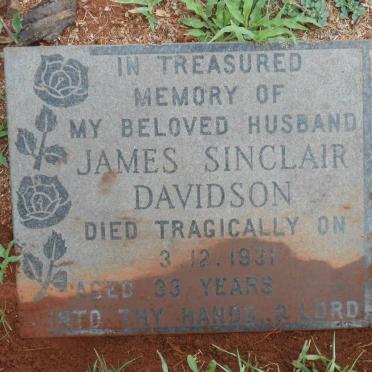 DAVIDSON James Sinclair 1931
