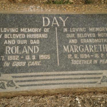 DAY Roland 1882-1965 &amp; Margaretha D. 1894-1968