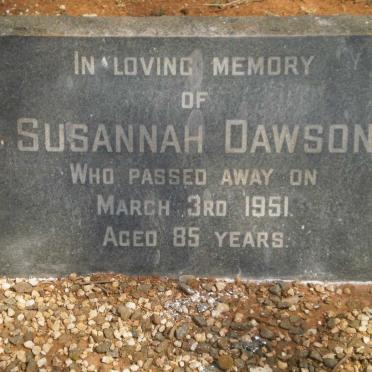 DAWSON Susannah -1951