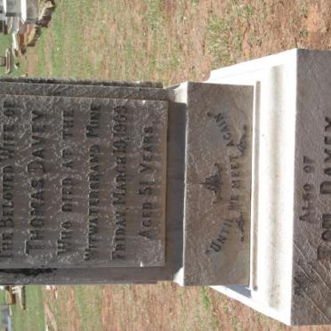 DAVEY Tom -1916 &amp; Carrie -1909