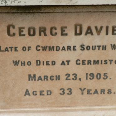DAVIES George -1905