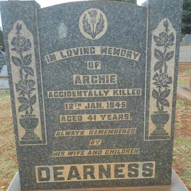 DEARNESS Archie -1945