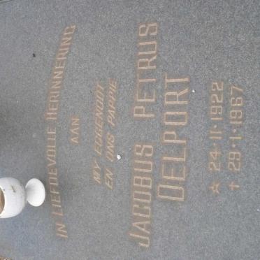 DELPORT Jacobus Petrus 1922-1967
