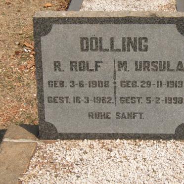 DÖLLING R. Rolf 1908-1962 &amp; M. Ursula 1919-1998