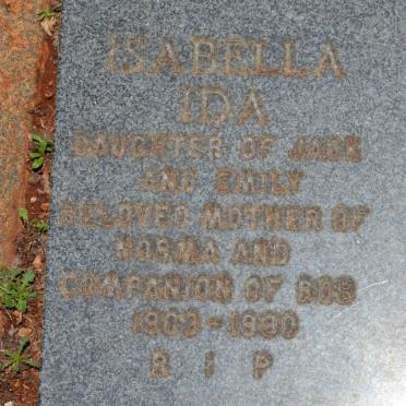 DODDS John -1915 &amp; Emily Susan -1953 :: DODDS Isabella Ida 1903-1990
