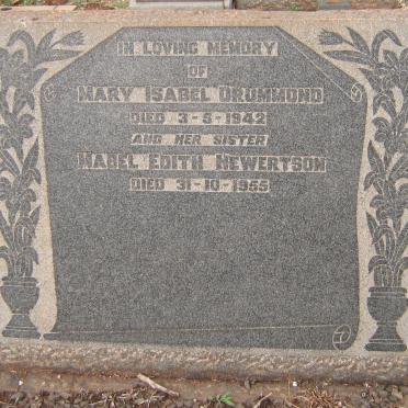 DRUMMOND Mary Isabel -1942 :: HEWERTSON Mabel Edith -1955