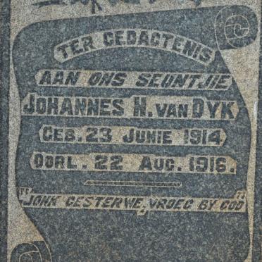 DYK Johannes H., van 1914-1916