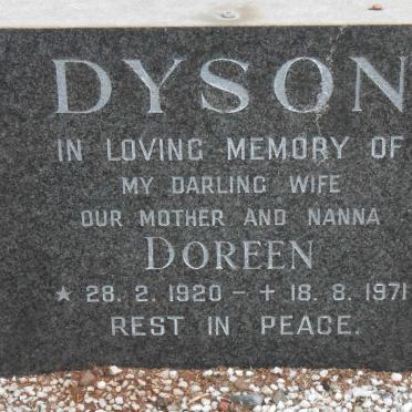 DYSON Doreen 1920-1971