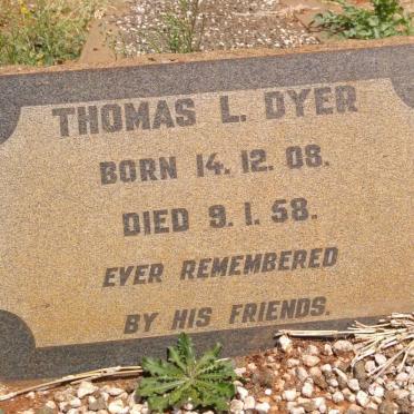 DYER Thomas L. 1908-1958