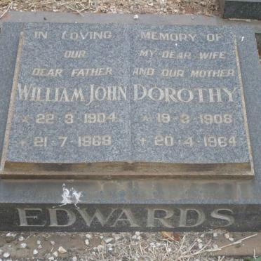 EDWARDS William John 1904-1968 &amp; Dorothy 1908-1964