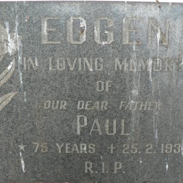 EGGEN Paul -1932