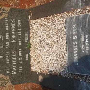 ELS Mattheus Johannes 1897-1963 :: ELS Johannes S. 1899-1973