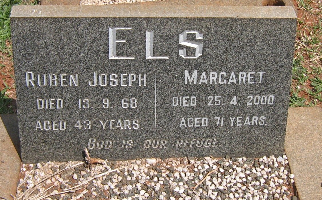 ELS Ruben Joseph -1968 &amp; Margaret -2000