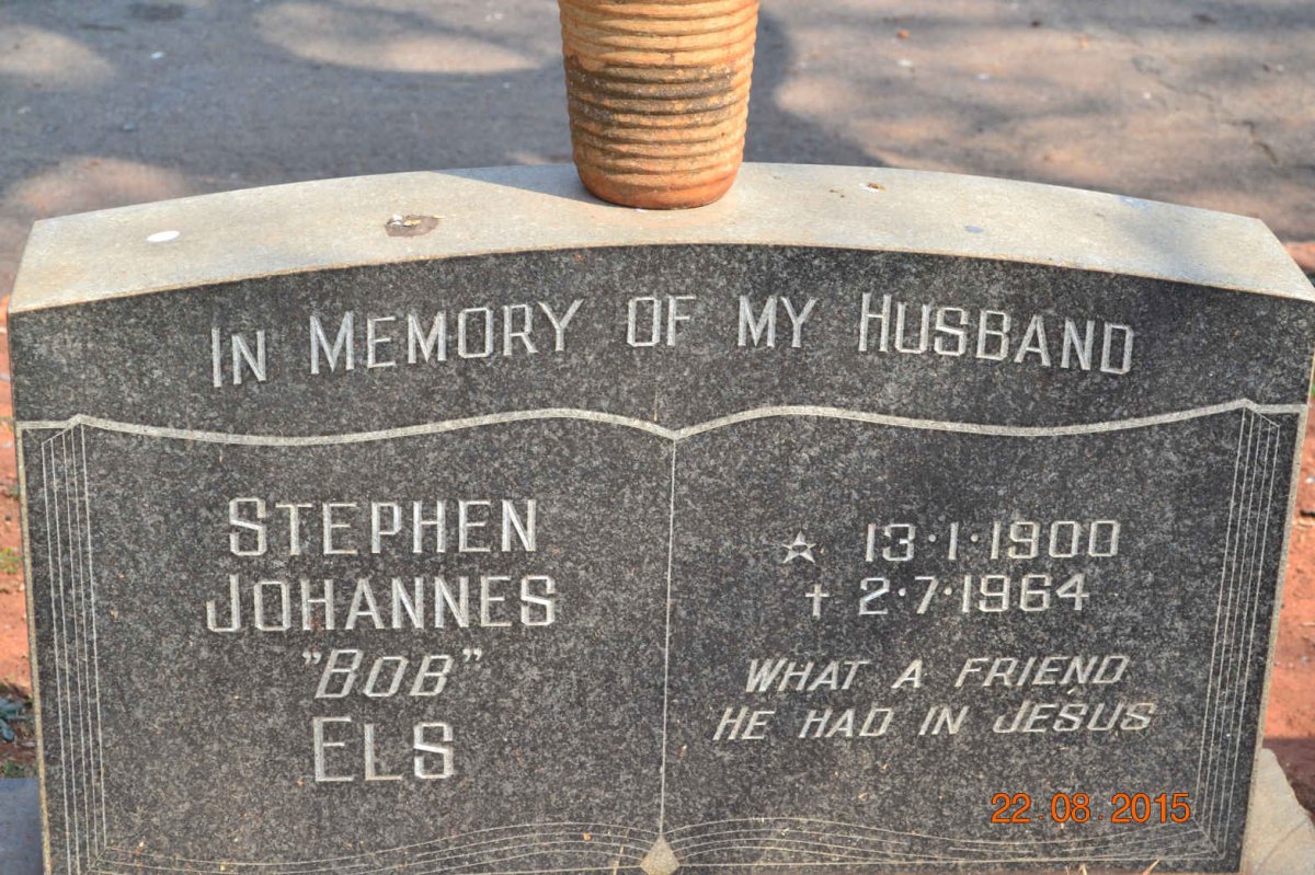 ELS Stephen Johannes 1900-1964