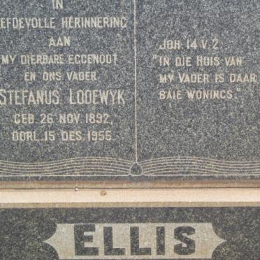ELLIS Stefanus Lodewyk 1892-1955