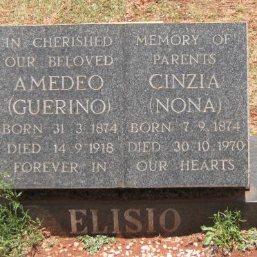 ELISIO Amedeo 1874-1918 &amp; Cinzia 1874-1970