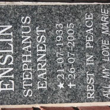 ENSLIN Stephanus Earnest 1933-2005