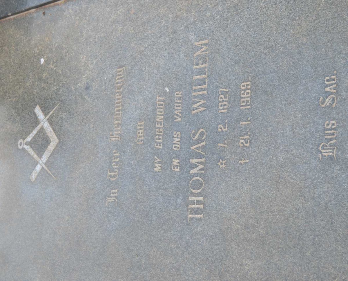 ENGELA Thomas Willem 1927-1969