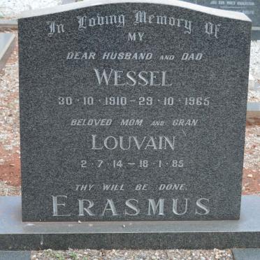 ERASMUS Wessel 1910-1965 &amp; Louvain 1914-1985
