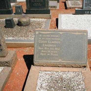 ERASMUS Coert Elardus 1898-1952