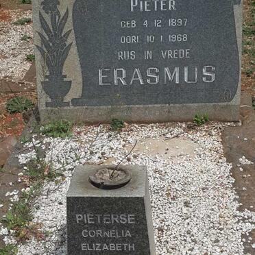ERASMUS Pieter 1897-1968 :: PIETERSE Cornelia Elizabeth 1926-1997