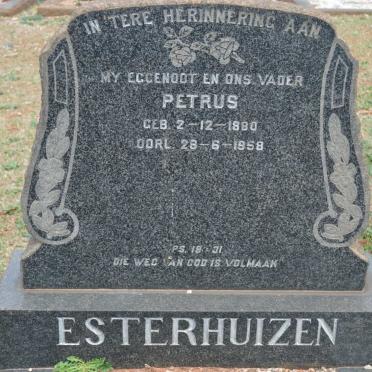 ESTERHUIZEN Petrus 1880-1958