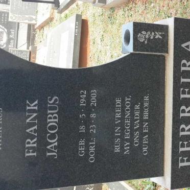 FERREIRA Frank Jacobus 1942-2003