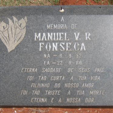 FONSECA Manuel V.R. 1952-1960