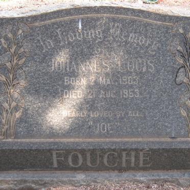 FOUCHÉ Johannes Louis 1903-1953